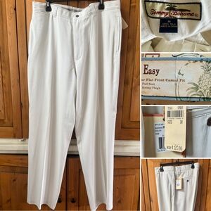 NWT Tommy Bahama 100% Silk Pants Classic Style Sz. 38